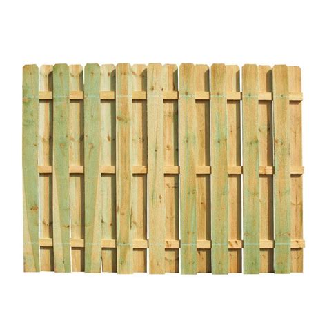 shadow box fence panel 6x8 lowe's